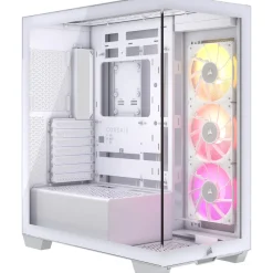 Corsair iCue 3500X RGB Midi Tower ohne Netzteil weiss