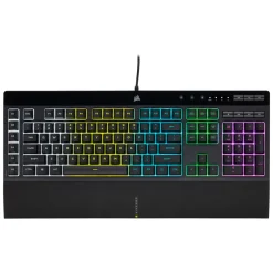 Corsair K55 RGB PRO USB Deutsch schwarz (kabelgebunden)
