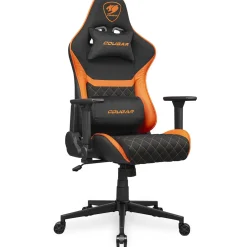 Cougar Gaming-Stuhl Armor One V2 F, PVC/Stoff,Schwarz/Orange