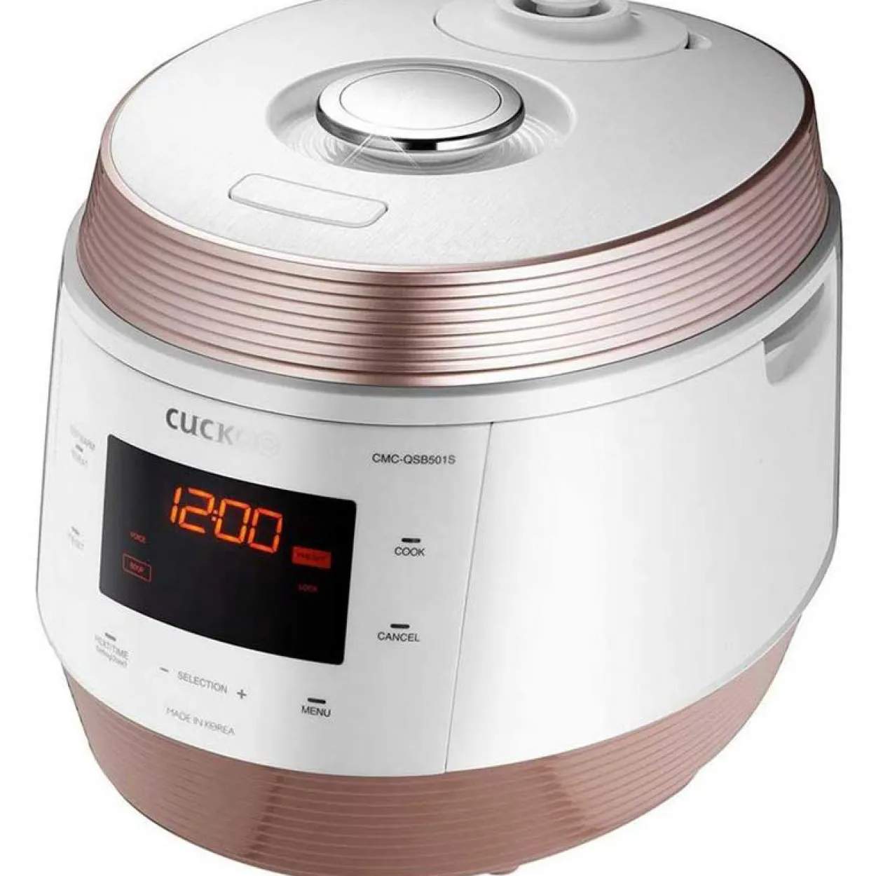 Cuckoo Multikocher 5,00l CMC-QSB501S, 8-in-1 Dampfdruck