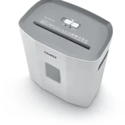DAHLE PaperSAFE 140 Aktenvernichter mit Partikelschnitt P-4, 5 x 18 mm, bis 10 Blatt, lichtgrau
