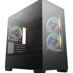 Deepcool CG380 3F Mini Tower ohne Netzteil schwarz