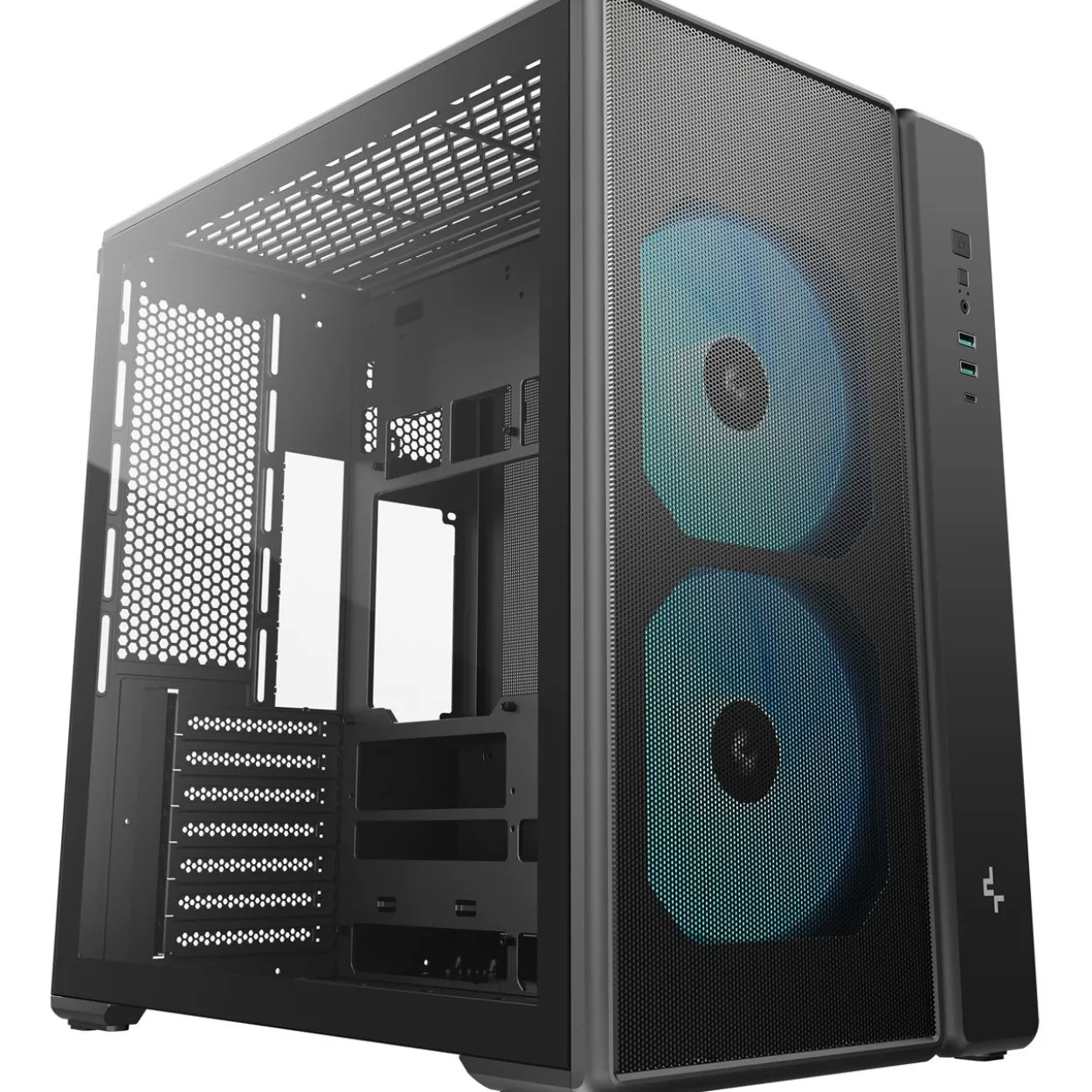 Deepcool CG590 MESH 2F (schwarz, Tempered Glass)
