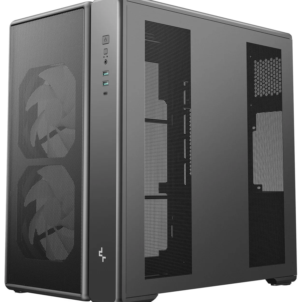 Deepcool CG590 MESH 2F (schwarz, Tempered Glass)