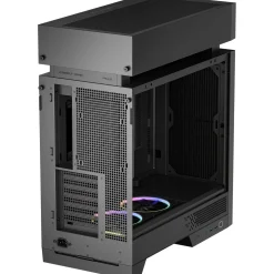 Deepcool CL660 (schwarz/holz, Tempered Glass)