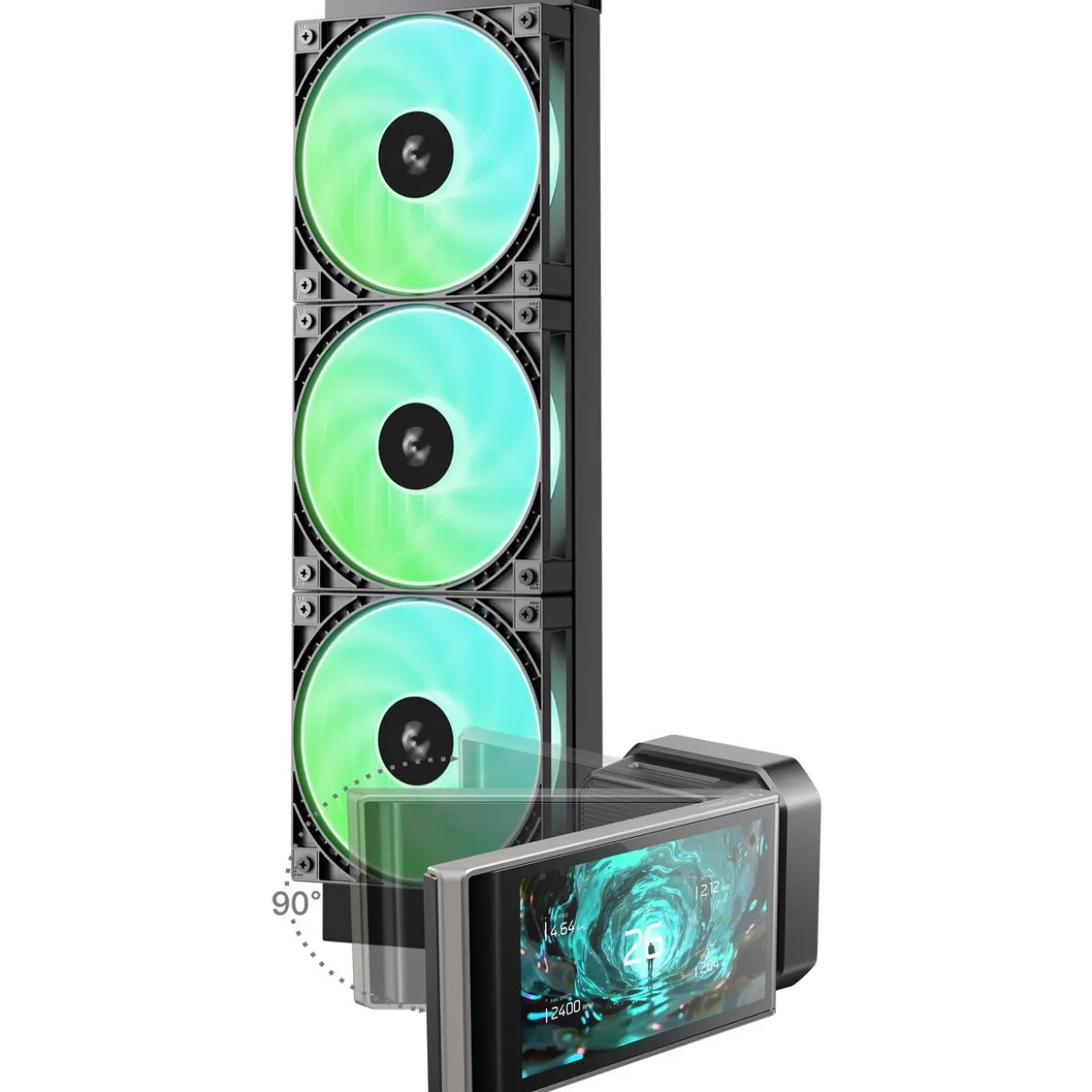 Deepcool LT360 VISION ARGB (schwarz)