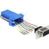 Delock Adapter D-Sub9 RJ45 Bu/Bu Montagesatz