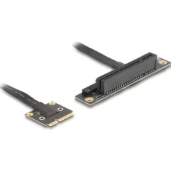 Delock Adapter Mini PCIe Stecker zu PCIe 3.0 x8 Slot 90°