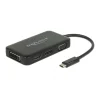 Delock Adapter USB Type-C Stecker > VGA / HDMI /DVI/ DisplayPort Buchse schwarz