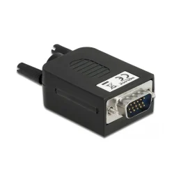 Delock Adapter VGA 15 Pin Stecker zu Terminalblock 10 Pin mit Gehäuse