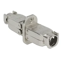 Delock Cat. 6a Patchkabel Verbinder LSA Leiste auf LSA Leiste Silber geschirmt