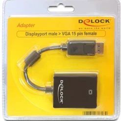 Delock Displayport Adapter für VGA 15pol Buchse (61848)