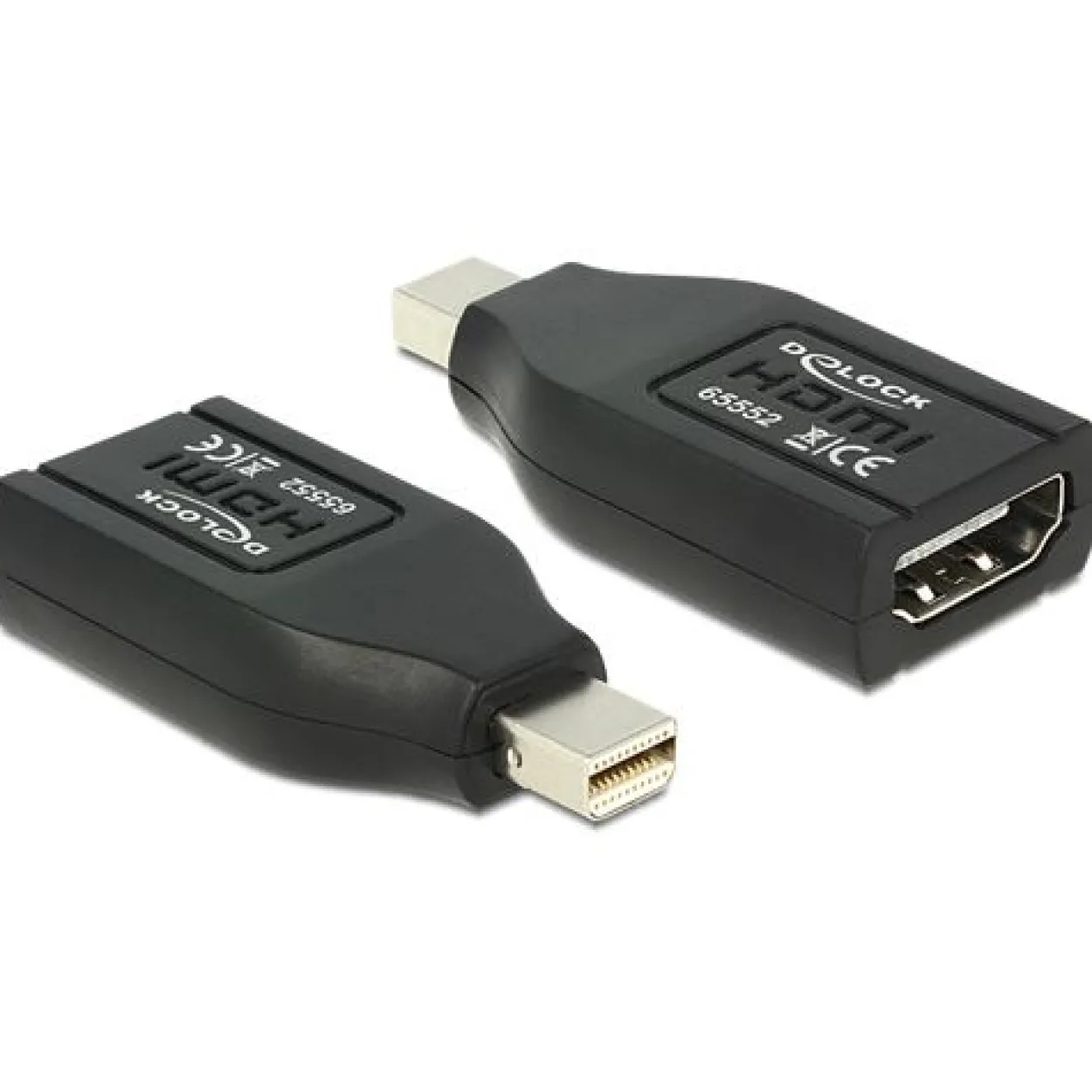 Delock Displayport 1.1 Adapter Mini Displayport Stecker auf HDMI-Buchse Schwarz