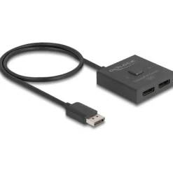 Delock DisplayPort Switch 2 auf 1 bidirektional 8K