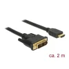 Delock DVI Kabel DVI(18+1) -> HDMI-A St/St 2.00m