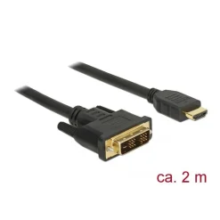 Delock DVI Kabel DVI(18+1) -> HDMI-A St/St 2.00m