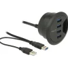 Delock HUB USB 3.0 Tisch-Hub 60 mm 4 x USB 3.0 Ports Delock