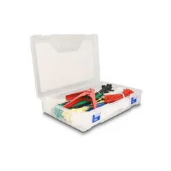 Delock Kabelbinder Sortimentsbox mit Kabelbinderzange 600-teilig farbig