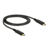 Delock Kabel USB 3.1 Gen 2 USB Type-CÖ St. > USB Type-CÖ St. E-Marker 1m schwarz
