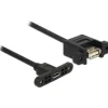 DeLOCK Kabel USB 2.0 Micro B Buchse zum Einbau