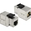 Delock Keystone RJ45 Buchse > Buchse Cat.6