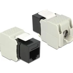 Delock Keystone RJ45 Buchse zu LSA werkzeugfrei KEY