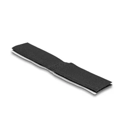 Delock Klett-Kabelhalter selbstklebend L 110 mm x B 20 mm Set 10 Stück schwarz