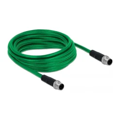 Delock Netzwerkkabel M12 4 Pin D-kodiert TPU 5 m