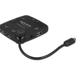 Delock 65529 OTG microUSB extern Single Slot Kartenleser