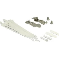 Delock Patchpanel 8 Keystone Ports Metall grau