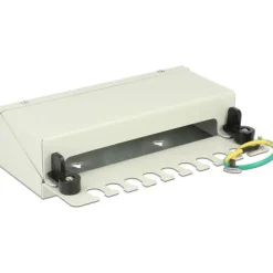 Delock Patchpanel 8 Keystone Ports Metall grau