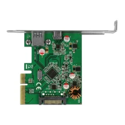 Delock PCI Express Karte Karte USB 3.1 zu 1 x extern USB Type-C Bu+1xext. USB Typ-A Bu