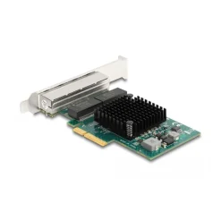 DELOCK PCI Express x4 Karte zu 4 x RJ45 Gigabit LAN BCM
