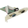 Delock PCIe x1 > 2 x Seriell RS-232