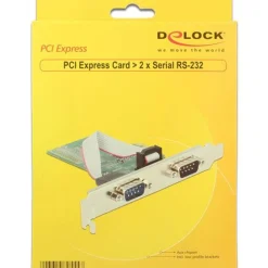 Delock PCIe x1 > 2 x Seriell RS-232