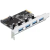 Delock 89297 4 Port PCIe x1 retail