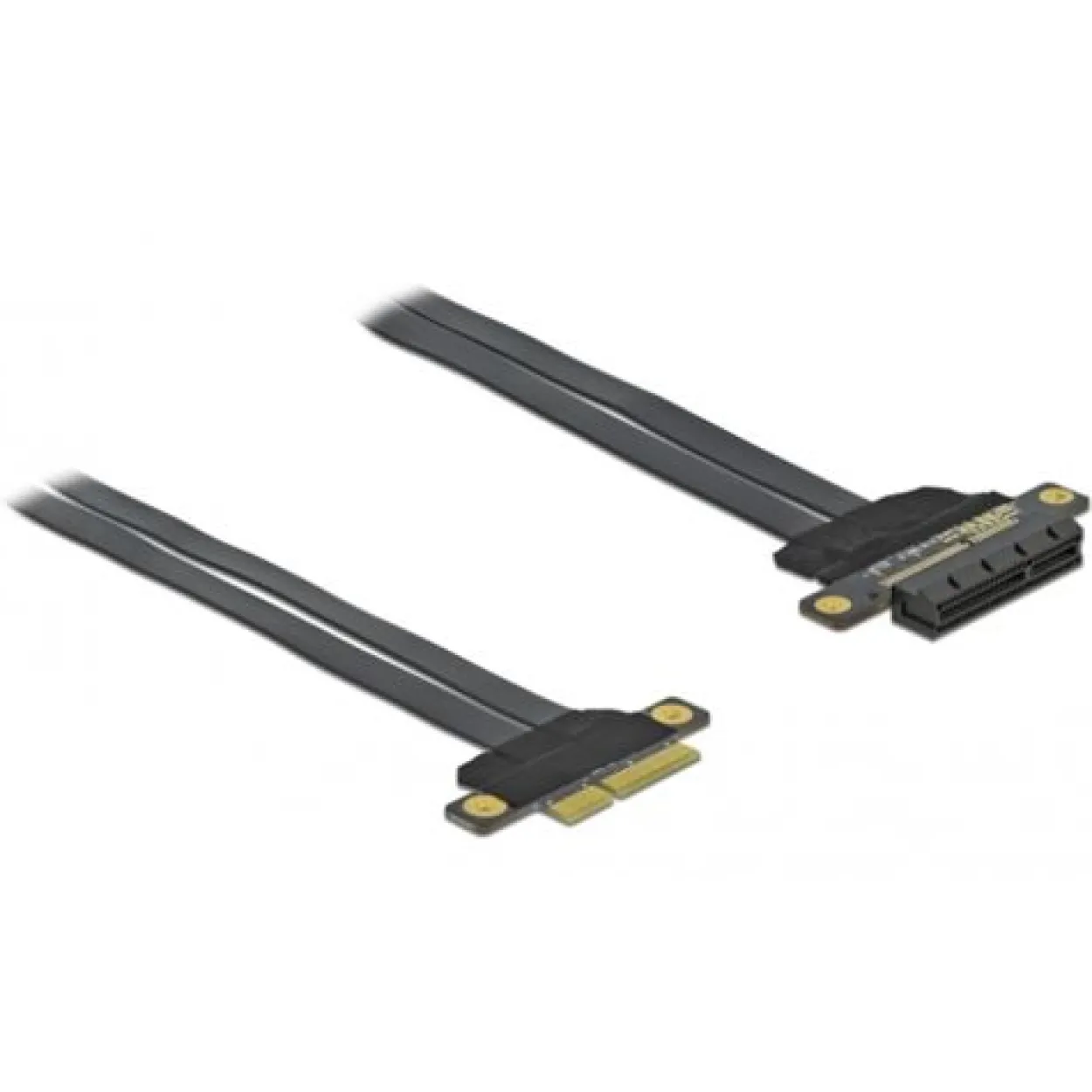 Delock Riser Karte PCI Express x4 zu x4 mit flexiblem Kabel 30 cm