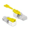 Delock RJ45 Port Blocker Set 5 Stück weiß/gelb