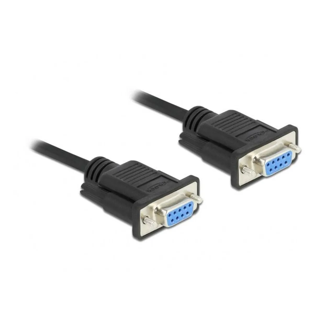 Delock Seriell Kabel RS-232 D-Sub 9 Buchse zu Buchse Nullmodem (87472)