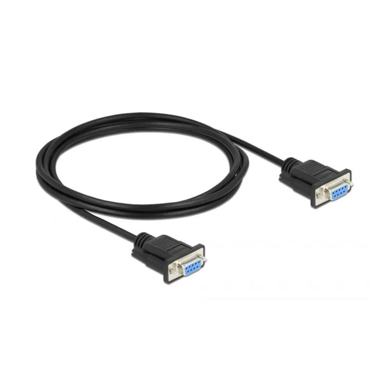 Delock Seriell Kabel RS-232 D-Sub 9 Buchse zu Buchse Nullmodem (87472)