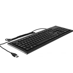 Delock 12672 USB Deutsch schwarz (kabelgebunden)