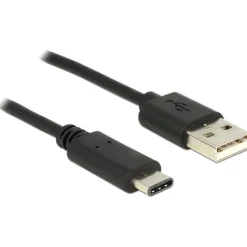 Delock USB Kabel C zu A St/St 1.00m