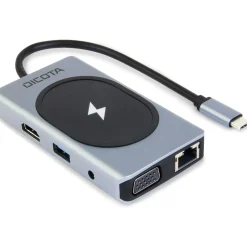 DICOTA USB-C 10-in-1 Charging Hub 4K PD 100W