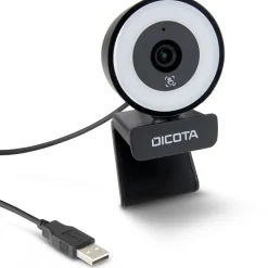 Dicota Webcam-Ringlicht Webcam USB