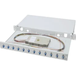 Digitus Assmann LWL Spleißbox, bestückt, 12xLC Duplex, OS2