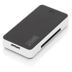 Digitus Card Reader USB3.0, schwarz/silber, gängige Karten