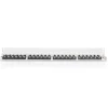 Digitus CAT 6A Klasse EA Patch Panel geschirmt 0.5HE 24-Port RJ45 inkl. Staubschutzklappe 8P8C Farbe Grau RAL 7035