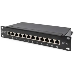 Digitus Cat.6A Patch Panel, geschirmt, 12-Port, 10