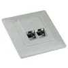 Digitus Cat6 2x RJ45 Unterputzdose weiss
