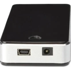 Digitus DA-70222 7-port USB 2.0 extern mit Netzteil schwarz/silber